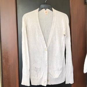 Mossimo long sleeve tan button down cardigan